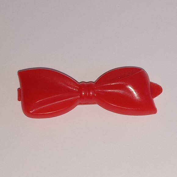 Other - 🎯 10 for $10 / Vintage Kids Small Plastic Red Bow Barette Barrette